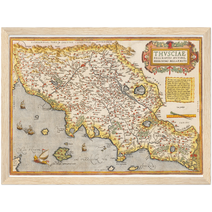 Historical city map  Test product horizontal 3 sizes