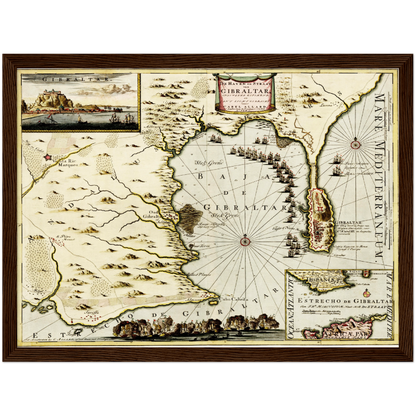 Historical city map  Test product horizontal 3 sizes