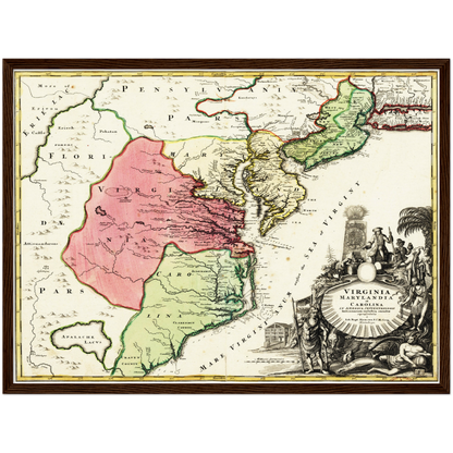 Historical city map  Test product horizontal 3 sizes