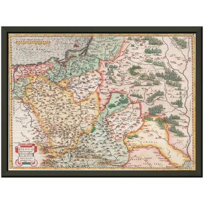 Historical city map  Test product horizontal 3 sizes