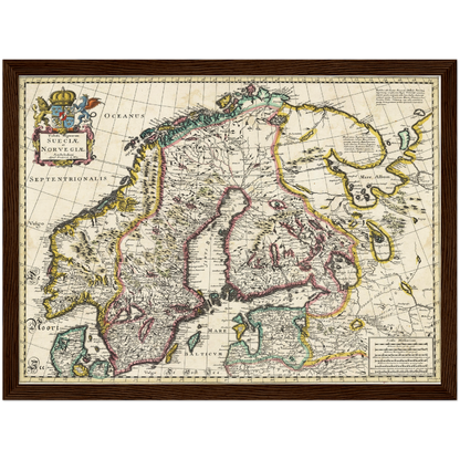 Historical city map  Test product horizontal 3 sizes