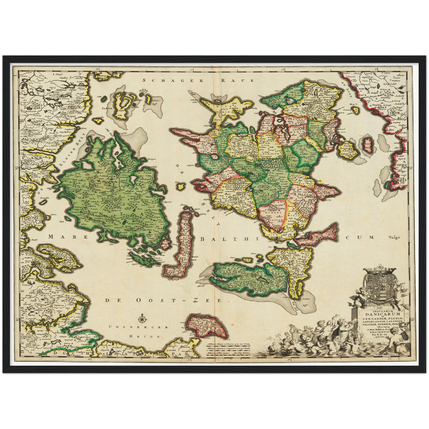 Historical city map  Test product horizontal 3 sizes