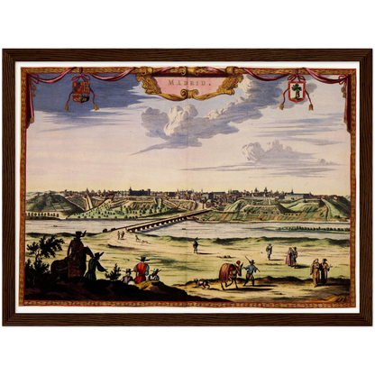 Historical city map  Test product horizontal 3 sizes