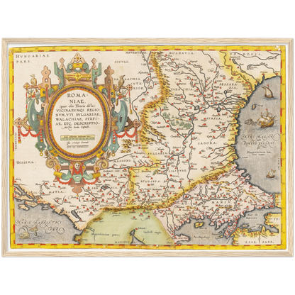 Historical city map  Test product horizontal 3 sizes