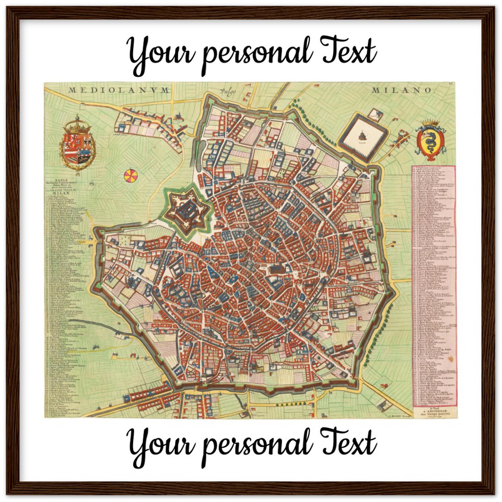 Personalisierte historische europäische Stadtansichten