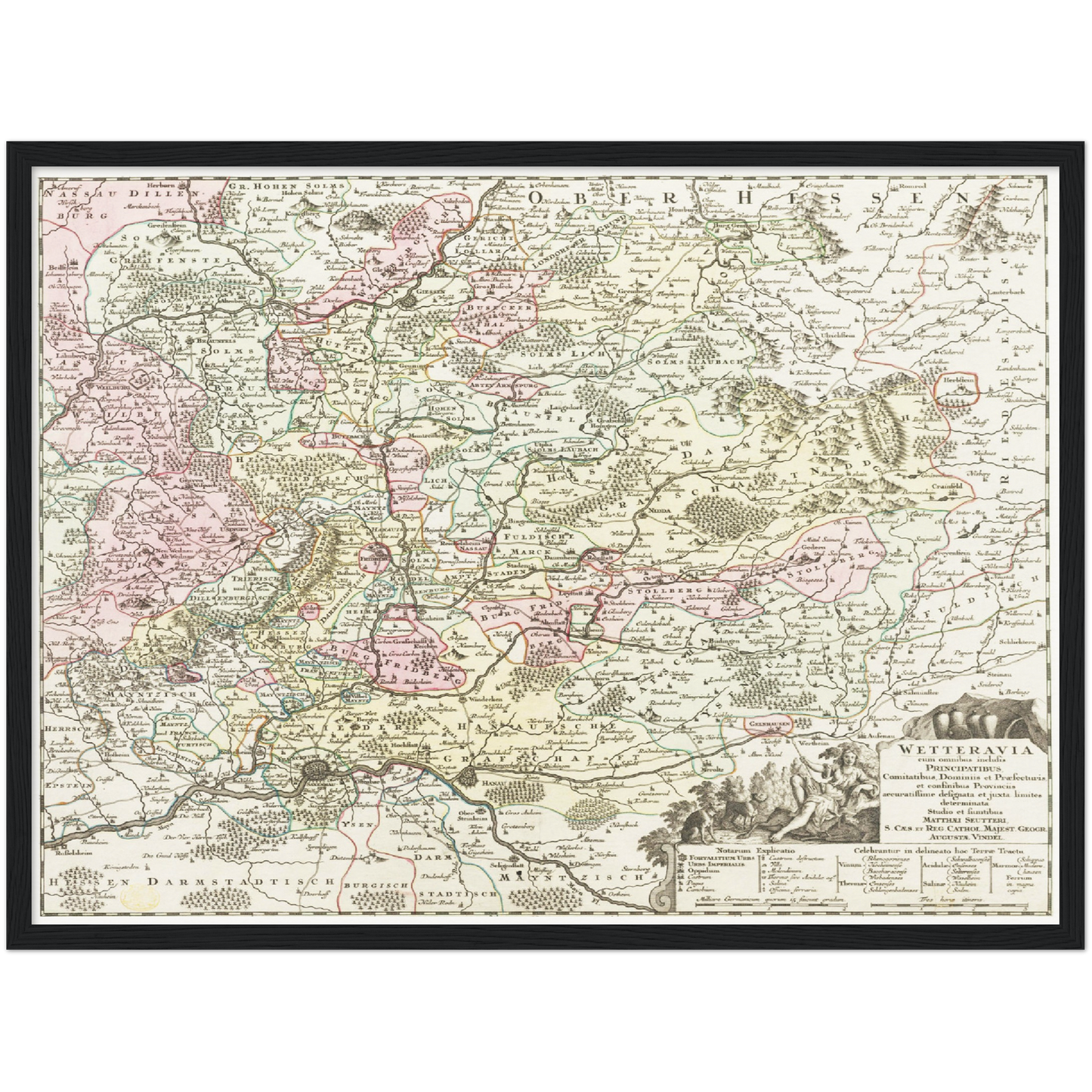 Historical city map  Test product horizontal 3 sizes