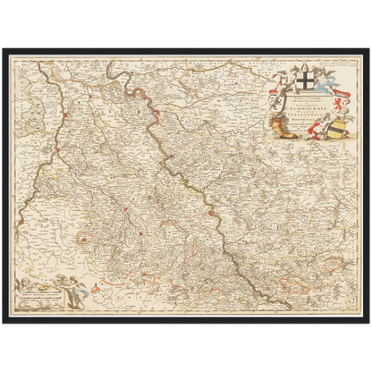 Historical city map  Test product horizontal 3 sizes