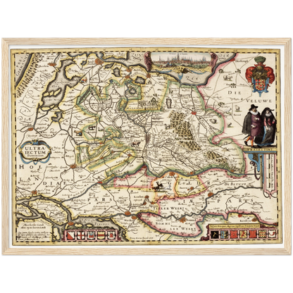 Historical city map  Test product horizontal 3 sizes