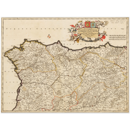 Historical city map  Test product horizontal 3 sizes