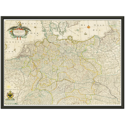 Historical city map  Test product horizontal 3 sizes