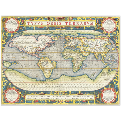 Historical city map  Test product horizontal 3 sizes