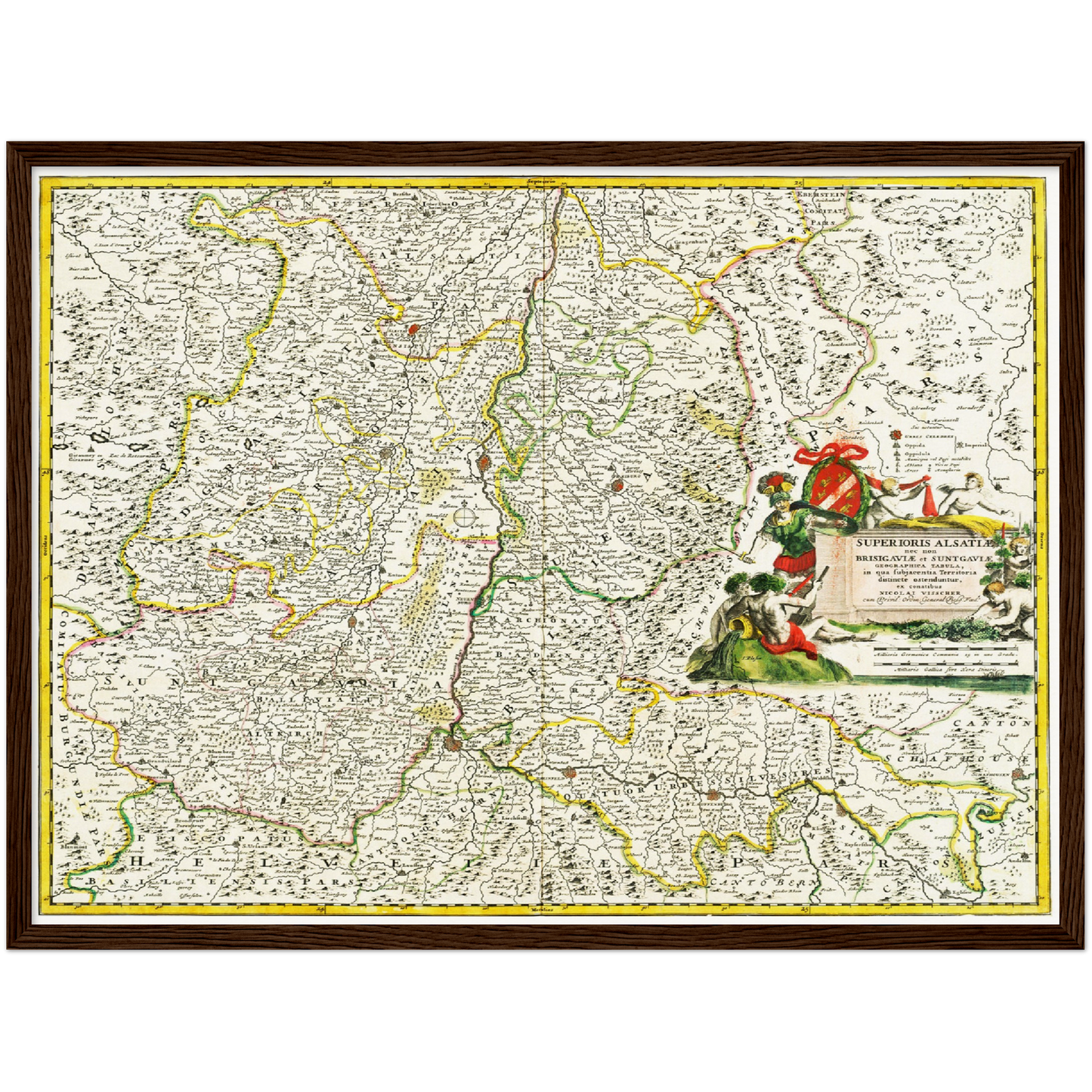 Historical city map  Test product horizontal 3 sizes