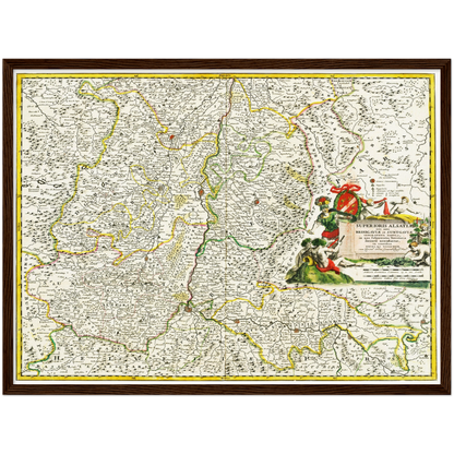 Historical city map  Test product horizontal 3 sizes