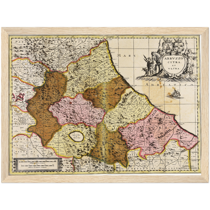 Historical city map  Test product horizontal 3 sizes