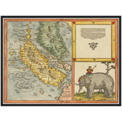 Historical city map  Test product horizontal 3 sizes