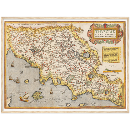 Historical city map  Test product horizontal 3 sizes