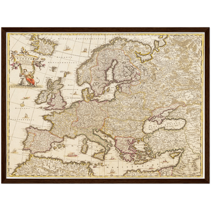 Historical city map  Test product horizontal 3 sizes