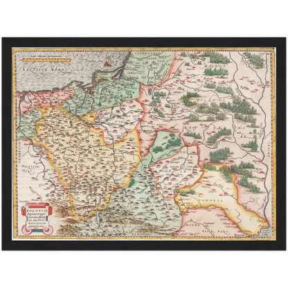 Historical city map  Test product horizontal 3 sizes