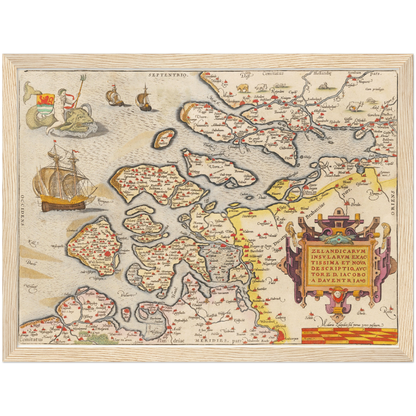 Historical city map  Test product horizontal 3 sizes