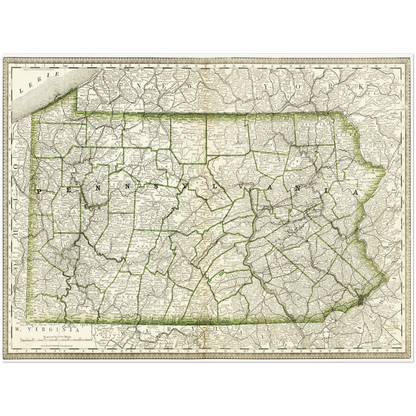 Historical city map  Test product horizontal 3 sizes