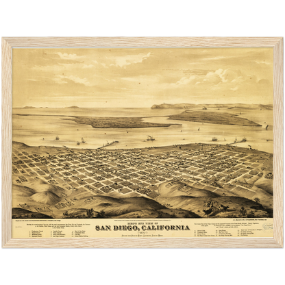 Historical city map  Test product horizontal 3 sizes