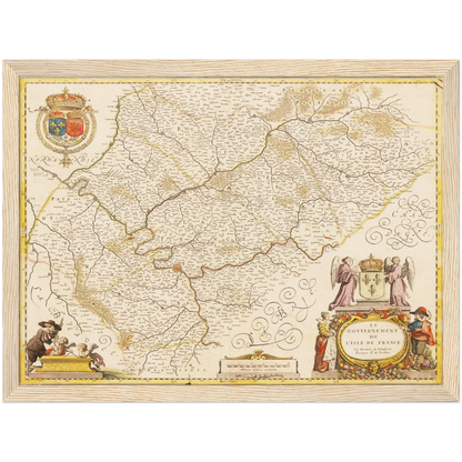 Historical city map  Test product horizontal 3 sizes