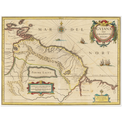 Guyana um 1638