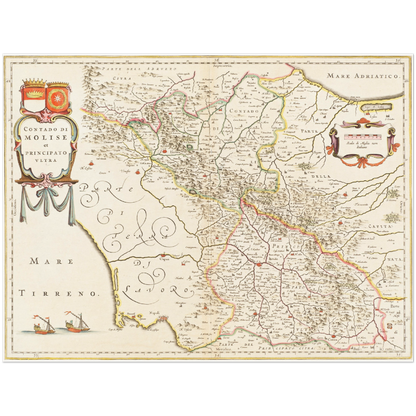 Historical city map  Test product horizontal 3 sizes