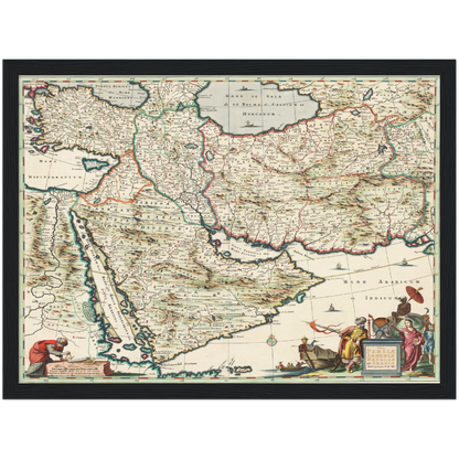 Historical city map  Test product horizontal 3 sizes