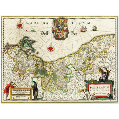 Historical city map  Test product horizontal 3 sizes