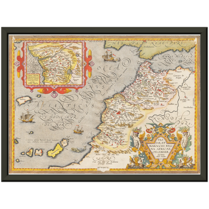 Historical city map  Test product horizontal 3 sizes