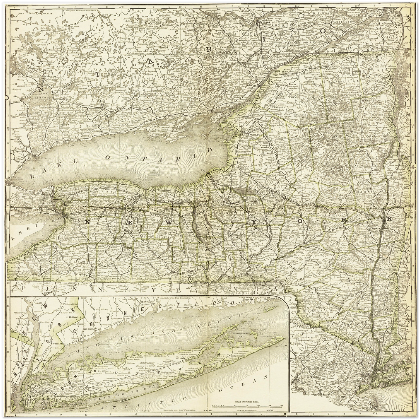 Historical city map  Test product horizontal 3 sizes