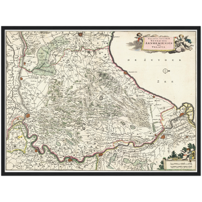 Historical city map  Test product horizontal 3 sizes