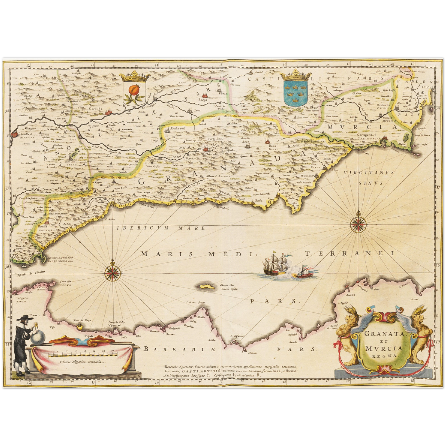 Historical city map  Test product horizontal 3 sizes