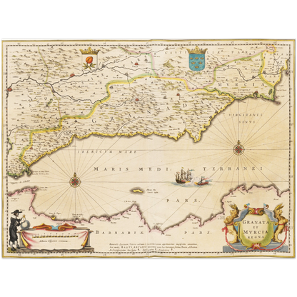 Historical city map  Test product horizontal 3 sizes