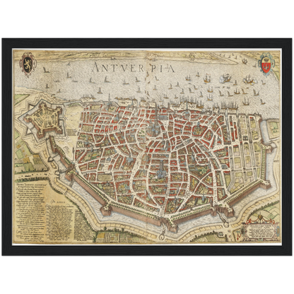 Historical city map  Test product horizontal 3 sizes