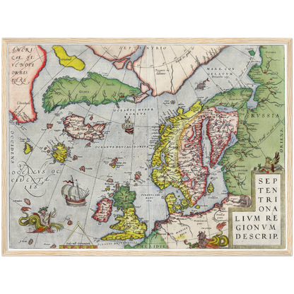 Historical city map  Test product horizontal 3 sizes