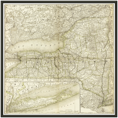 Historical city map  Test product horizontal 3 sizes