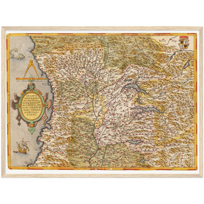 Historical city map  Test product horizontal 3 sizes