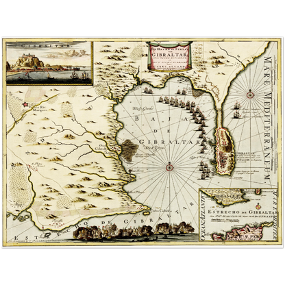 Historical city map  Test product horizontal 3 sizes