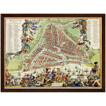 Historical city map  Test product horizontal 3 sizes