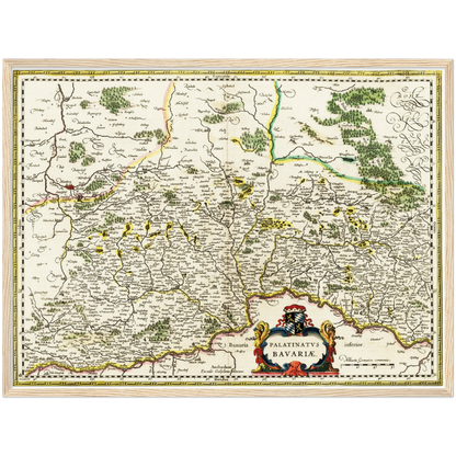 Historical city map  Test product horizontal 3 sizes