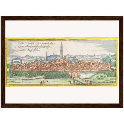 Historical city map  Test product horizontal 3 sizes