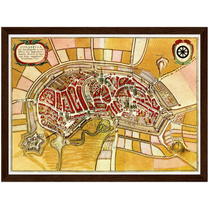 Historical city map  Test product horizontal 3 sizes