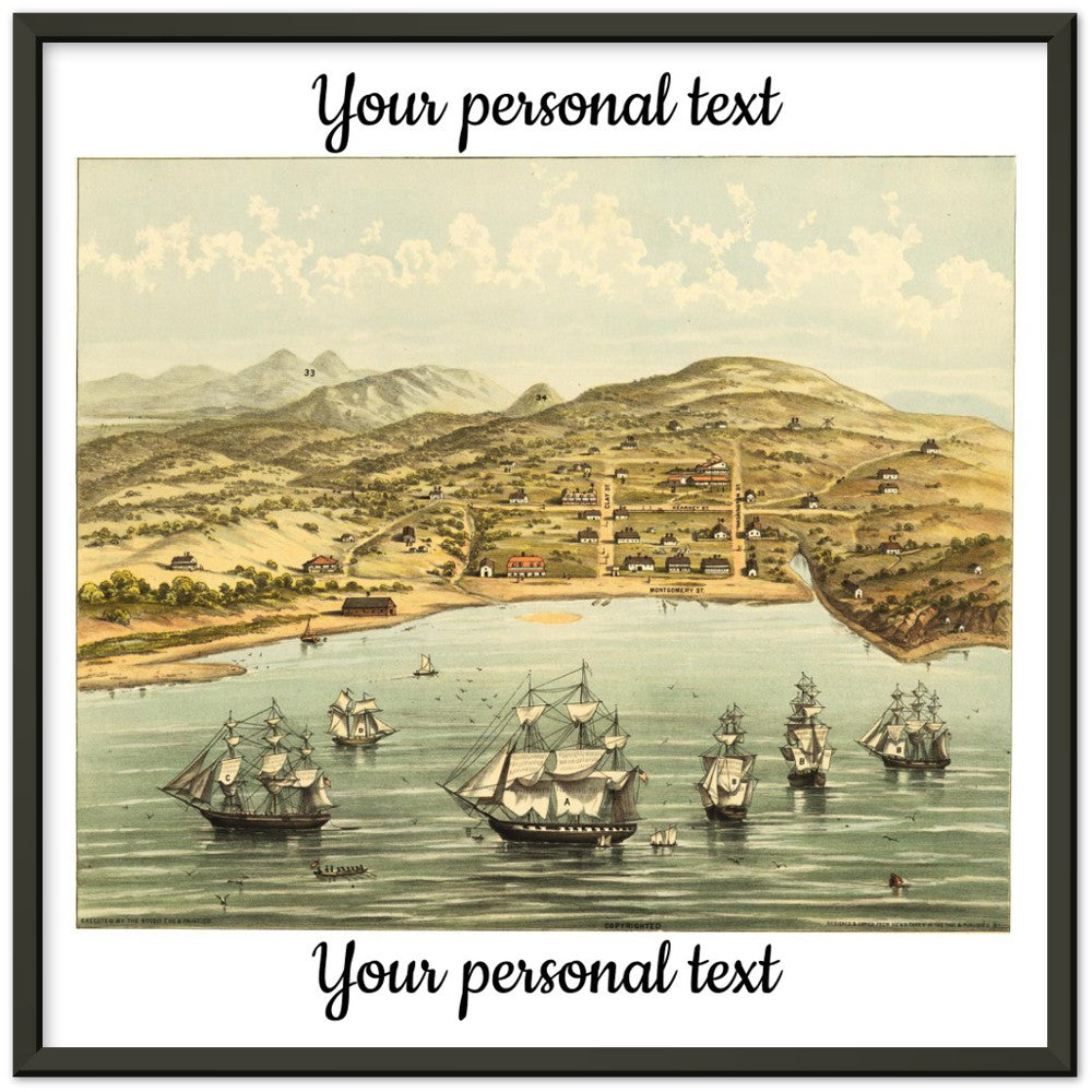 Personalisierte historische amerikanische Stadtansichten