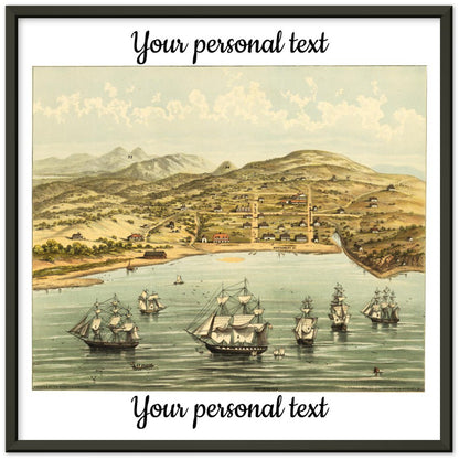 Personalisierte historische amerikanische Stadtansichten