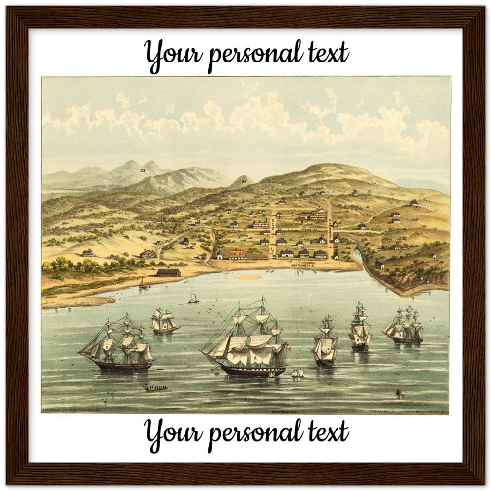 Personalisierte historische amerikanische Stadtansichten