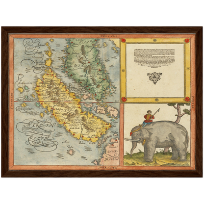 Historical city map  Test product horizontal 3 sizes