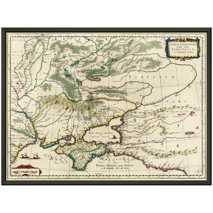 Historical city map  Test product horizontal 3 sizes