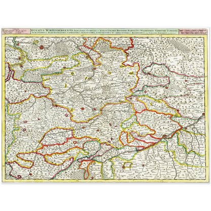 Württemberg um 1680
